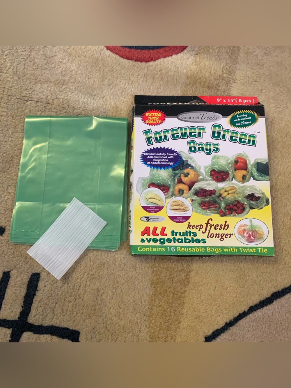 Gourmet Trends Forever Green Bags